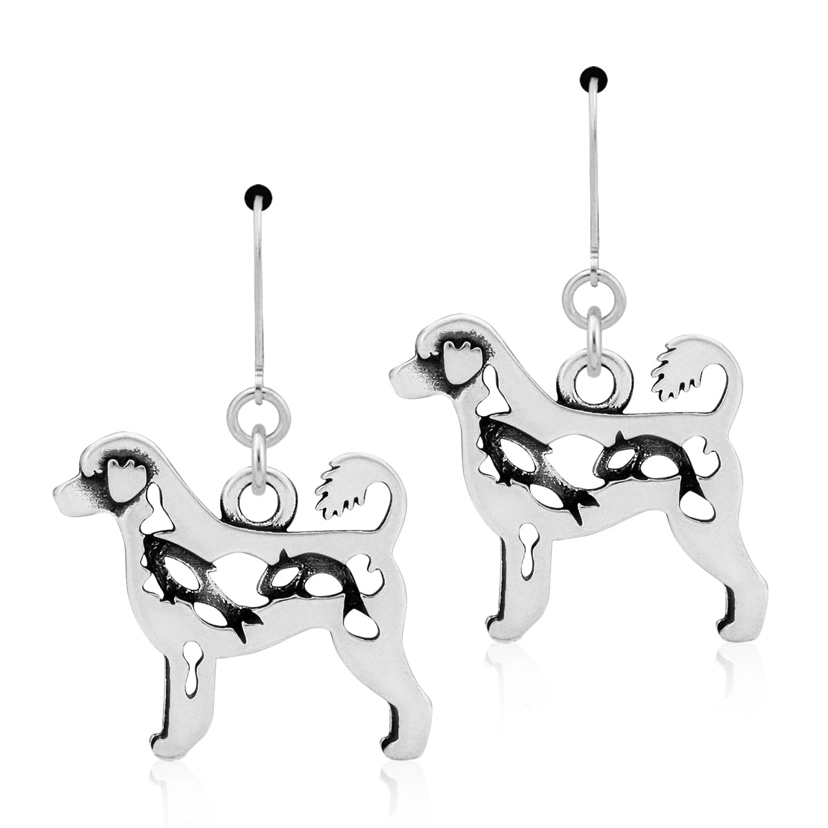 Portuguese Water Dog Earrings Gifts Sterling Silver