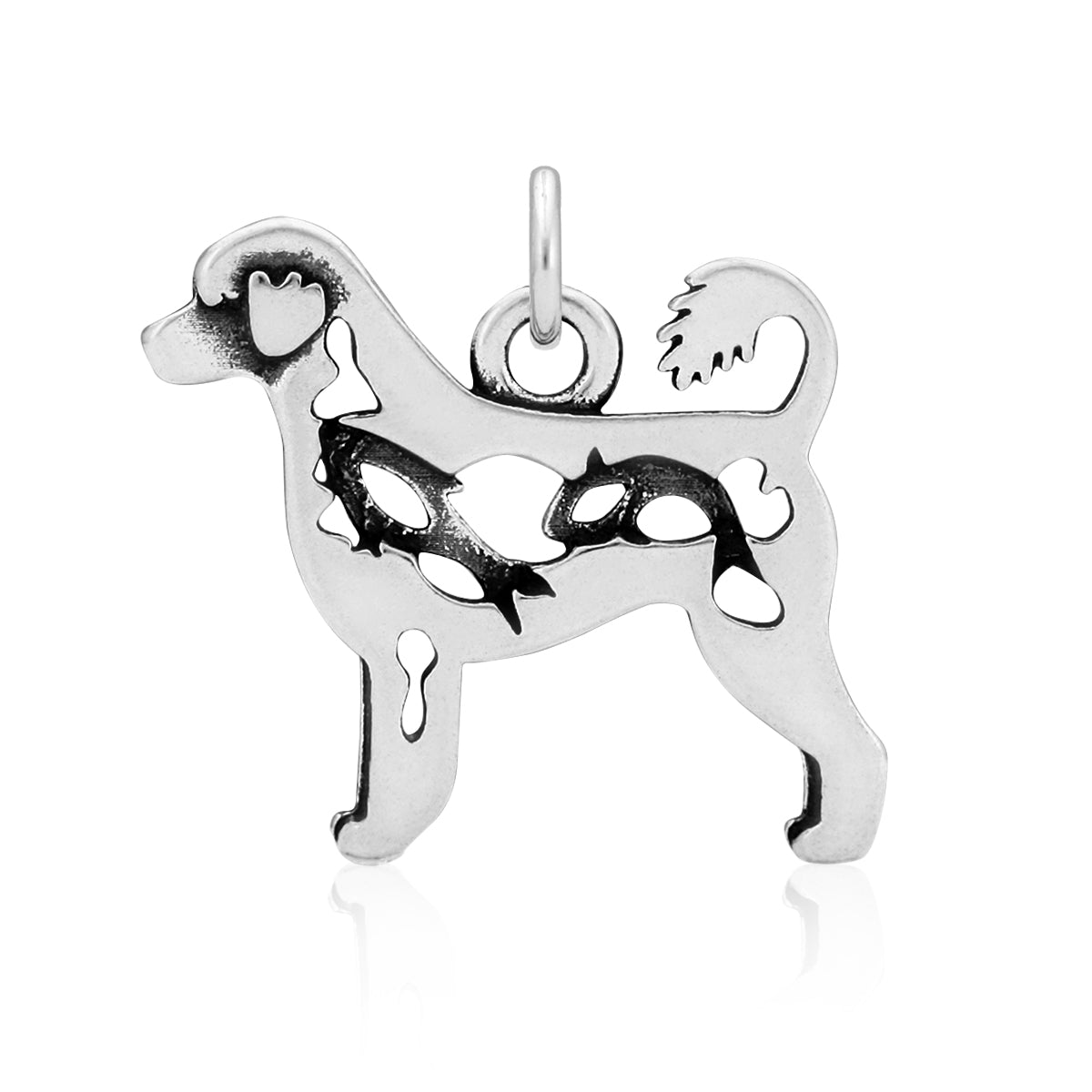 Sterling Silver Portuguese Water Dog Necklace Jewelry