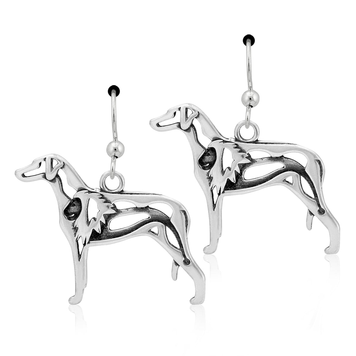 Sterling Silver Rhodesian Ridgeback Earrings