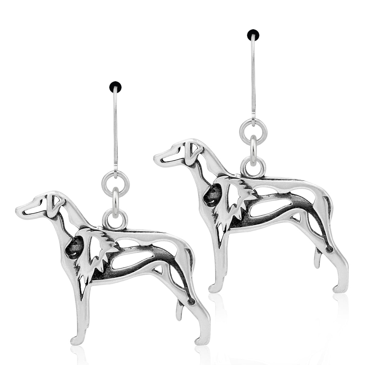 Sterling Silver Rhodesian Ridgeback Earrings
