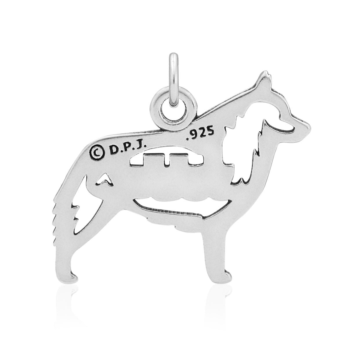 Sterling Silver Schipperke Necklace Jewelry