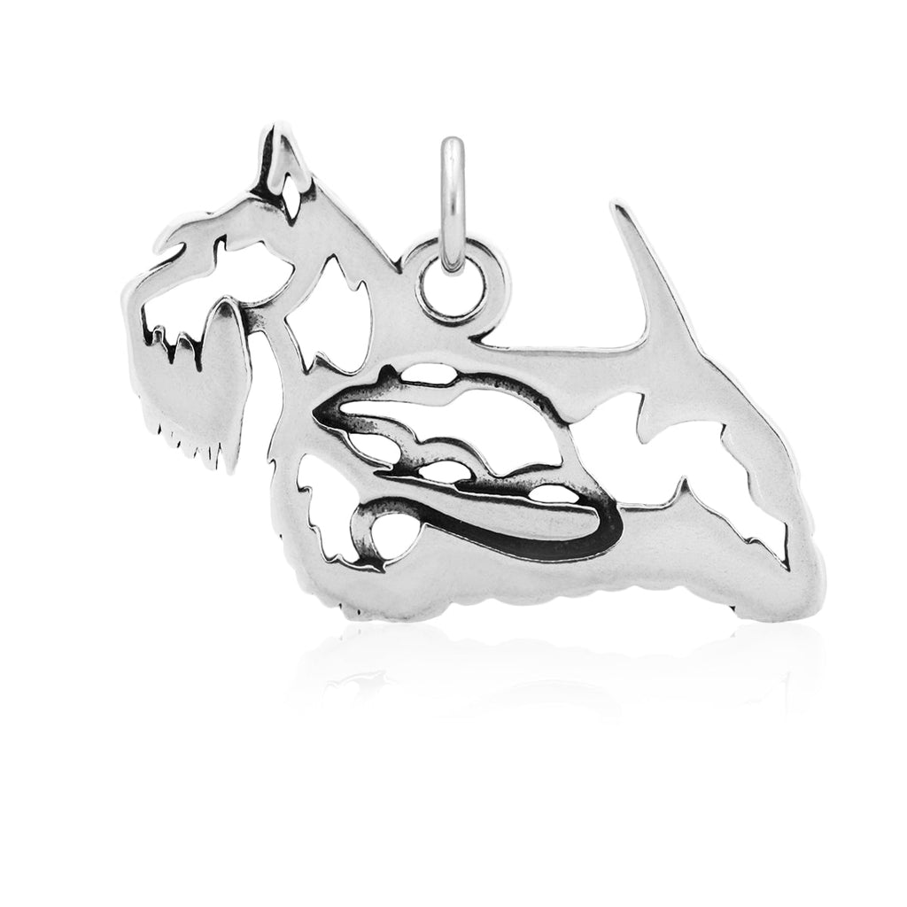 Sterling Silver Scottish Terrier Necklace Jewelry