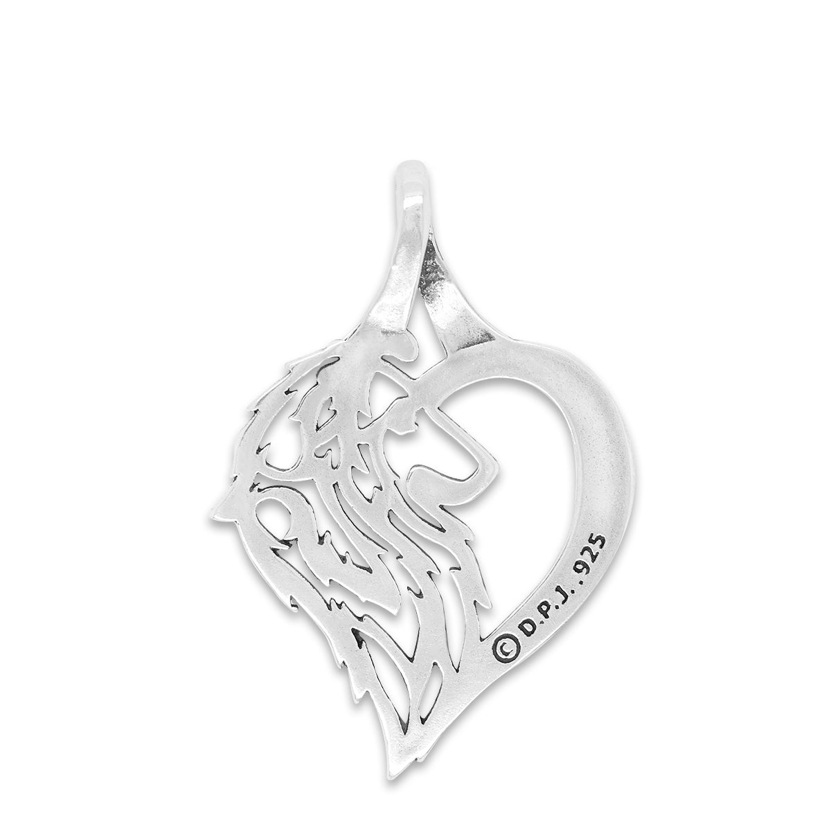 Shetland Sheepdog Heart Necklace