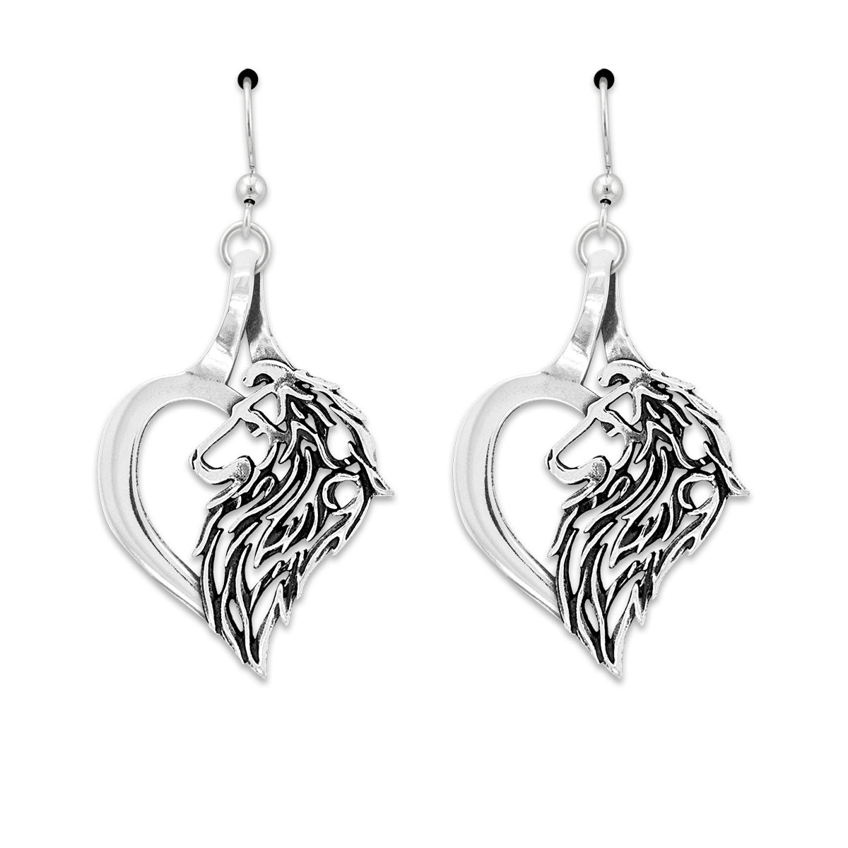 Shetland Sheepdog Heart Earrings