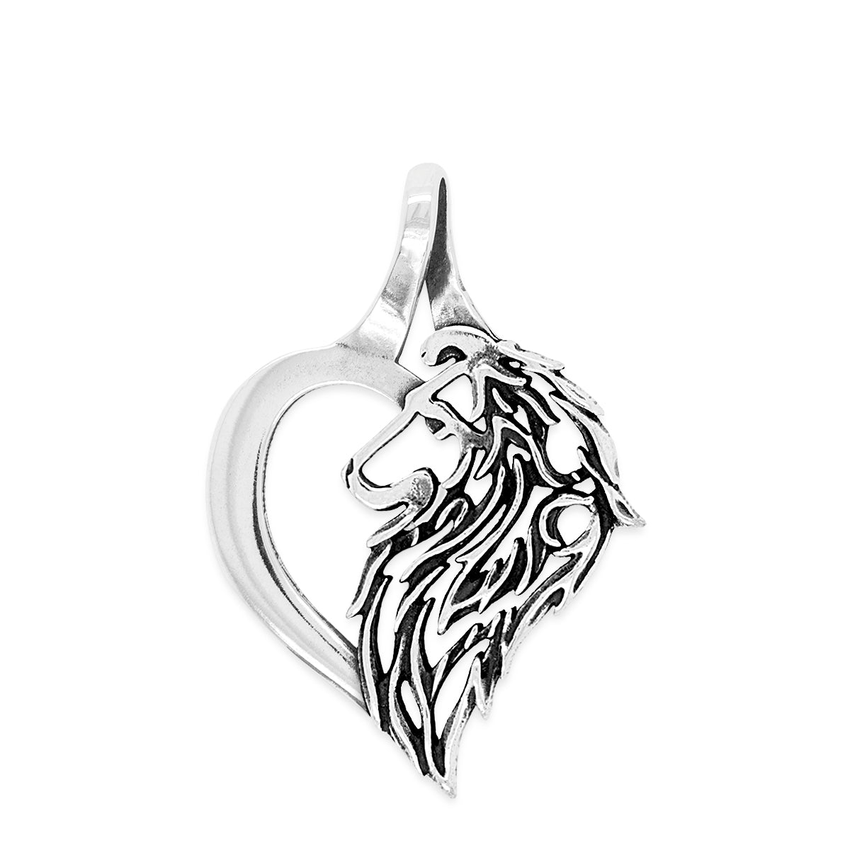 Shetland Sheepdog Heart Necklace