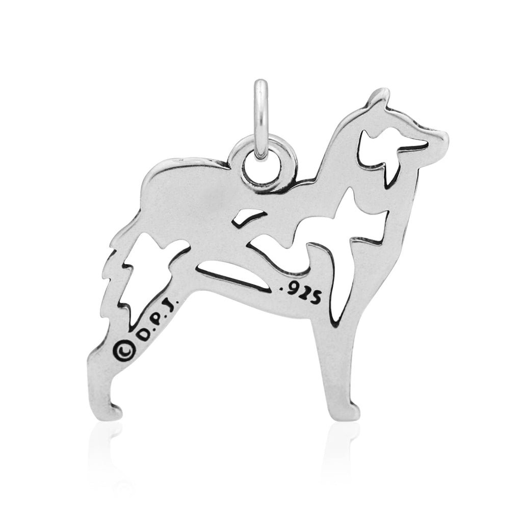 Sterling Silver Shiba Inu Necklace Jewelry