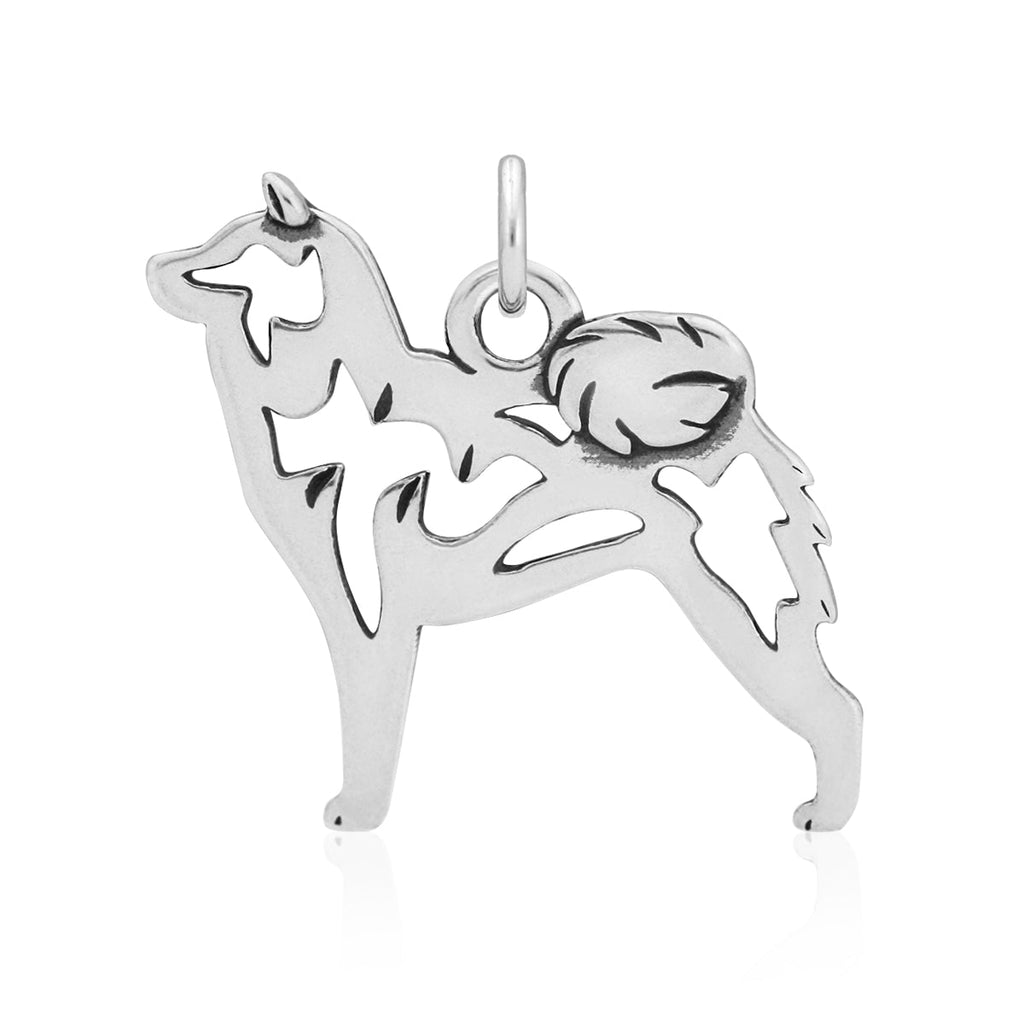 Sterling Silver Shiba Inu Necklace Jewelry
