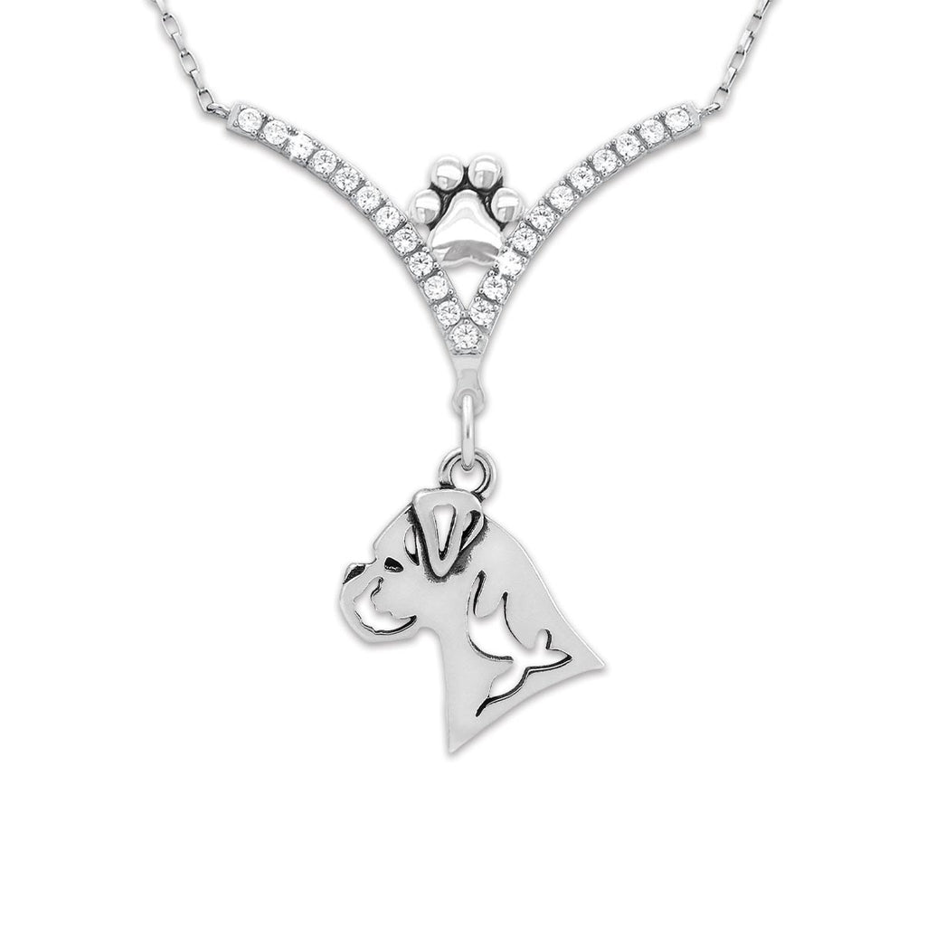 VIP CZ Boxer Necklace