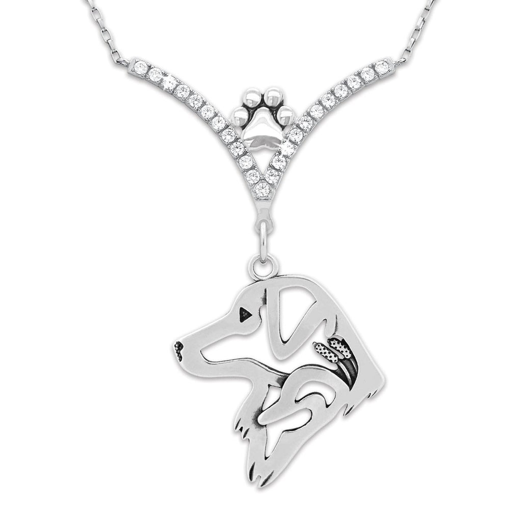 CZ Nova Scotia Duck Tolling Retriever Necklace